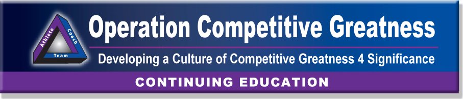 Competitive Greatness Workshop