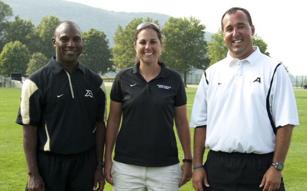 Fred Thompson- Assistant Coach; Stefanie Golan- Head Coach; Mario Rincon- Assistant Coach